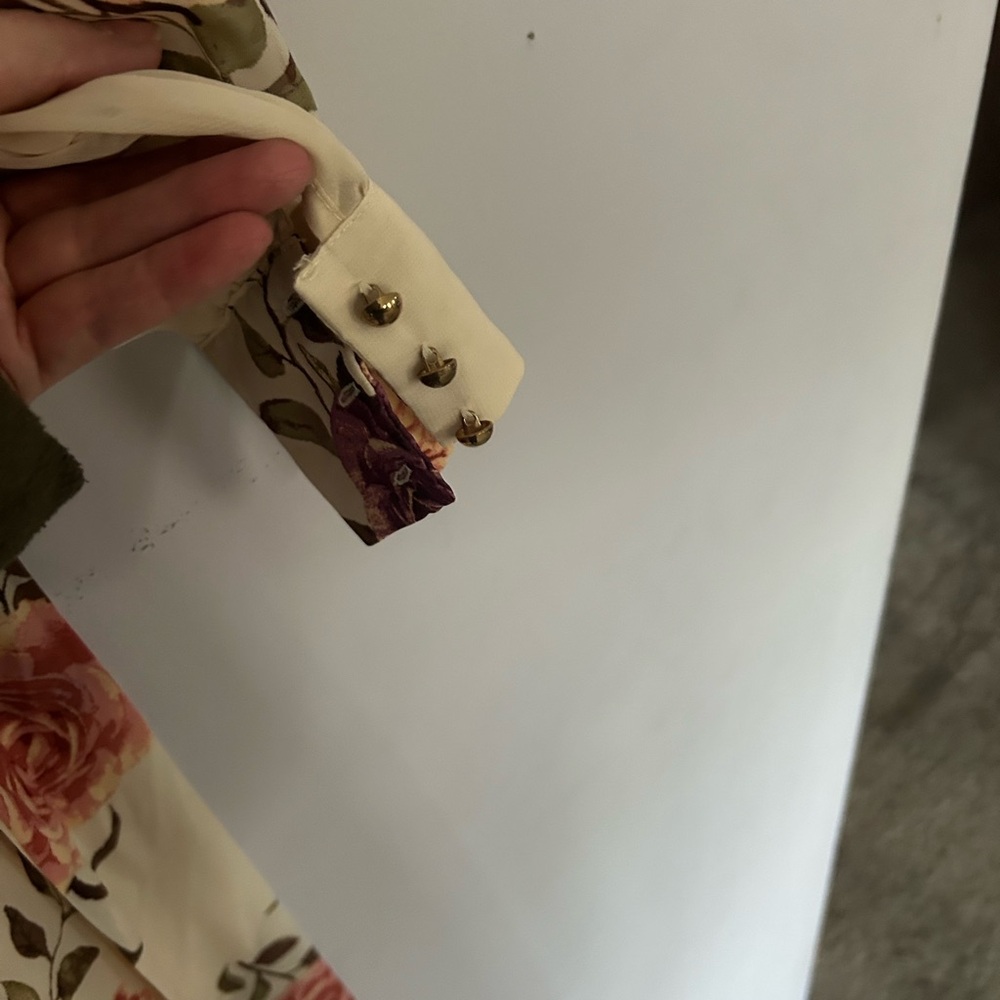 Baltic Born Lydia Floral Maxi Dress, Ivory, EUC, Size XS - Picture 7 of 11